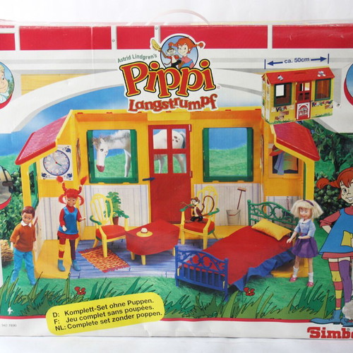 Pippi Longstocking House Large Playset Simba new, vintage 90's
