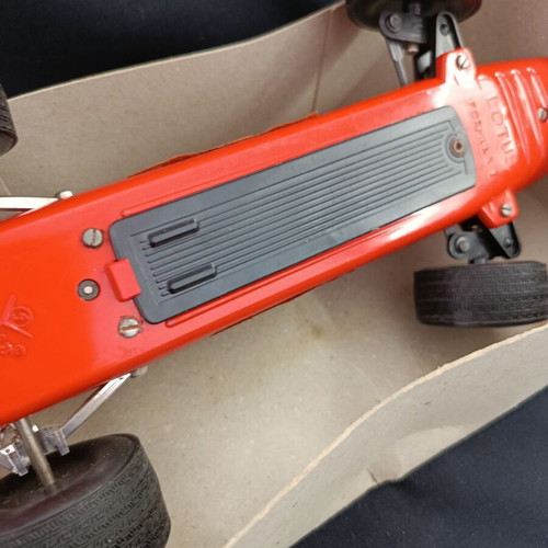 Formula 1 Lotus vintage toy from 60s, battery operated, like new