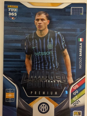 FIFA Adrenalyn 2026 Limited Edition Premium cards like new, Nicolo Barella and Bukayo Saka