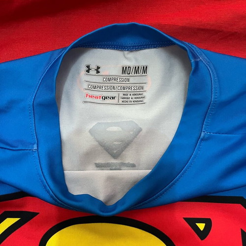 Under Armour x Superman blue shirt used, size M