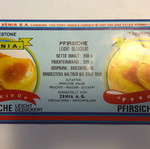 Xenia peach can label like new