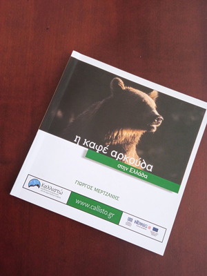 The Brown Bear used, Greek language book