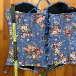 Blue corset used, size Large