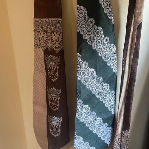 Vintage silk ties used