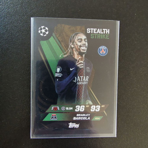 Topps Match Attax 2025/26 collectible lot with Stealth Strike and Black Edge Edition