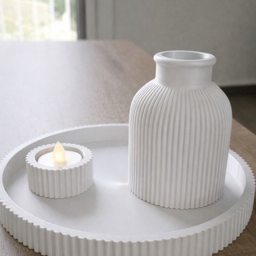 Minimal white decoration set made to order