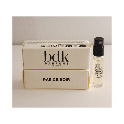 BDK Parfums Pas Ce Soir Eau de Parfum tester 2ml new, 2 samples