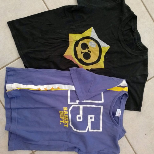Boys' mako t-shirts used, size 128 cm, ages 7-8