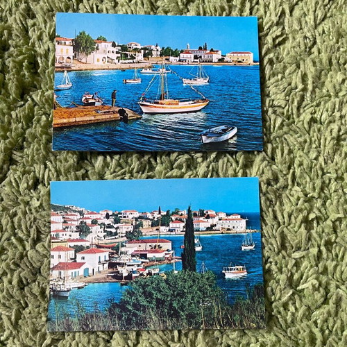 Vintage Spetses postcards 1992 new