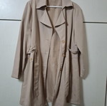 Women's trench coat large like new