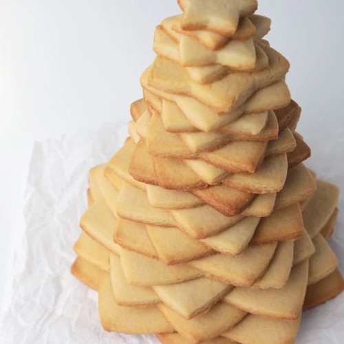 Wilton plastic star cookie cutters set for tree creation