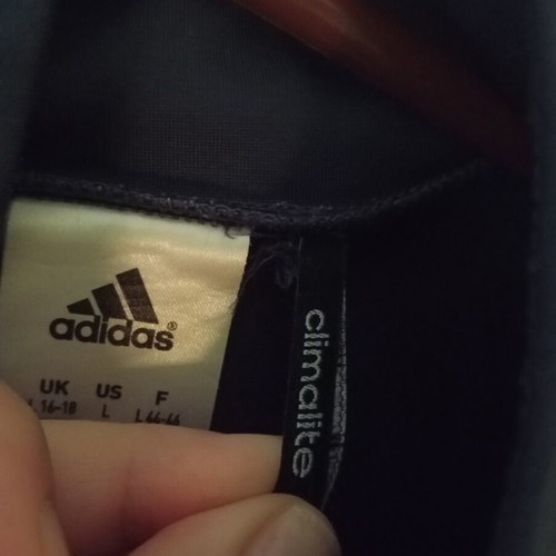 Adidas Climalite retro women's jacket used, blue XL