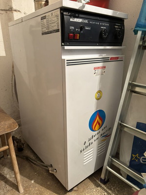 Thermostahl TS20 23kW oil boiler used with 1,000L oil tank
