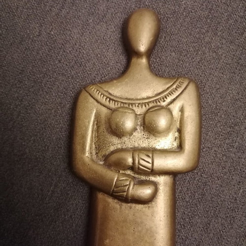 Bronze sculpture of a female figure used