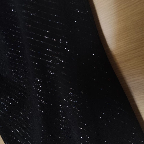 Black dress with rhinestones like new, size S