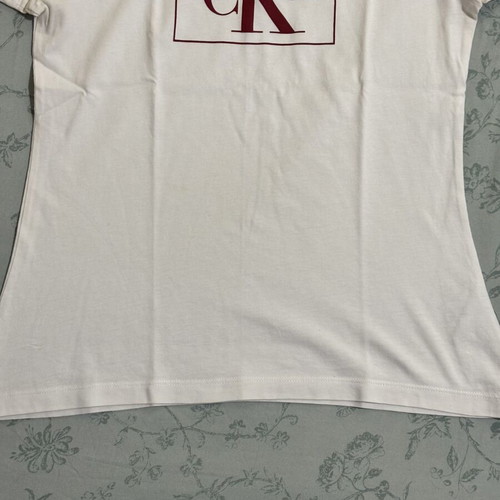 Calvin Klein Jeans white short-sleeve T-shirt like new, size S