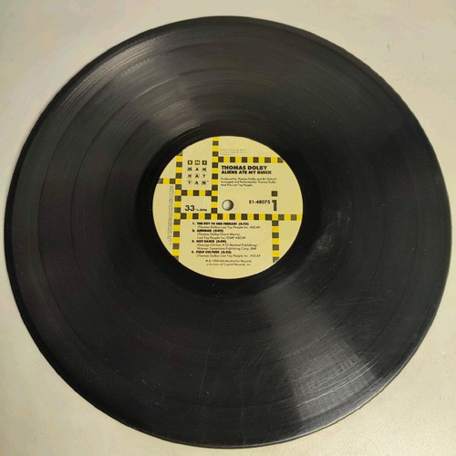 Thomas Dolby Aliens Ate My Buick vinyl used, 1988 album