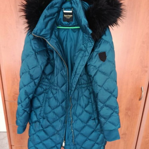 Juicy Couture quilted warm jacket, green, size L