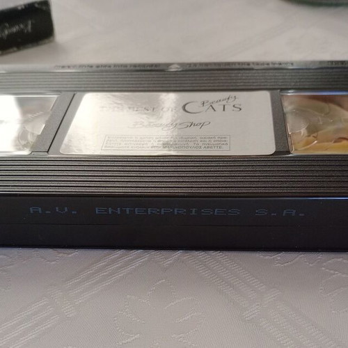Beauty Cats VHS tape used, television show