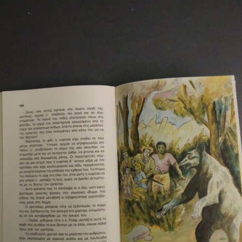 Lost in the Desert book like new, Greek language