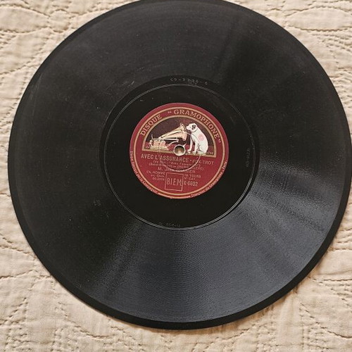 French Gramophone Record 1930 Jean Granier, like new
