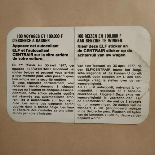Vintage Elf Tyrrell P34 sticker used 1977