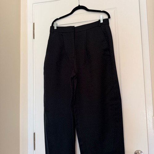 Zara pants black new jacquard type size M