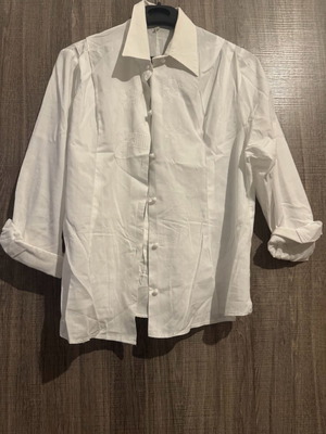 White shirt used with details