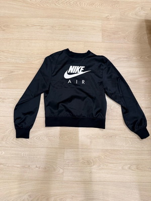 Nike σατέν μπλούζα σαν καινούργιο, μαύρο XS