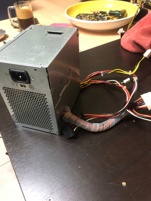 Dell power supply used, functional for PC