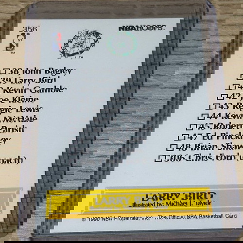 Κάρτα Larry Bird Boston Celtics Special NBA Hoops 1990-91