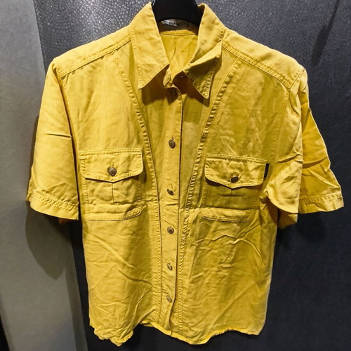 Hauber vintage yellow shirt like new