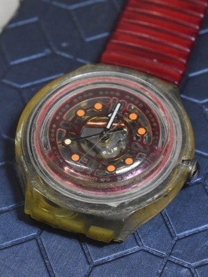 Swatch Scuba 200M 1993 μεταχειρισμένο, Swiss Made, για επισκευή