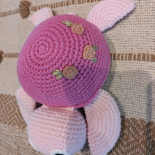 Toy handmade knitted turtle doll 19 cm new