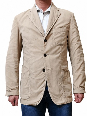 Marina Yachting men's beige corduroy jacket like new, size 50