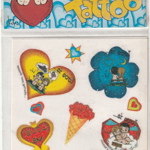 Tattoo stickers various 4 pack new