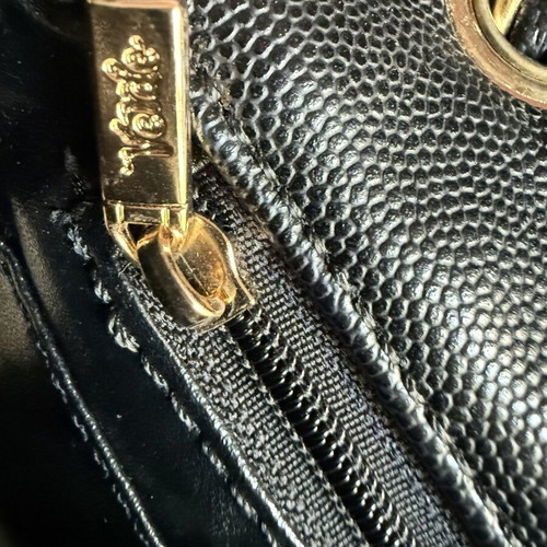 Verde crossbody bag used, small black with chain strap