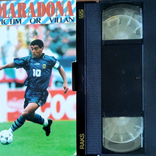 Maradona Victim or Villain VHS tape, biography, with subtitles