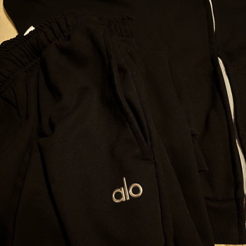 Alo Yoga unisex tracksuit set new, black, size XL