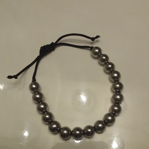 Handmade anklets made to order, gray and turquoise