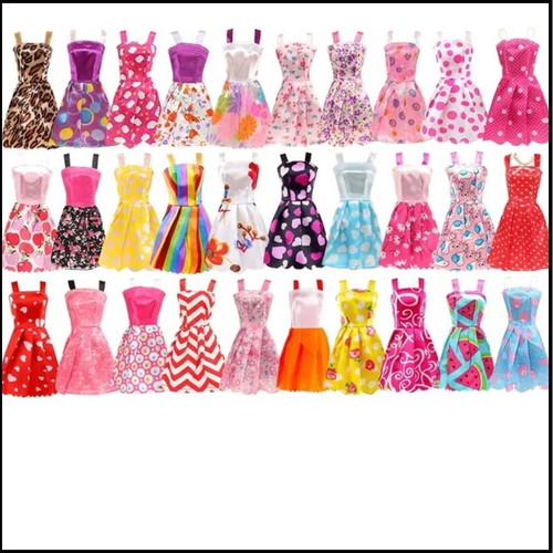 Doll Dresses set of 5 pieces "Fashion Set" - 7142