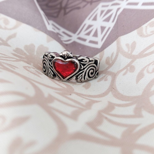 Alchemy Ring Gothic Retro Skull Biker Stainless Steel Ring, size 9