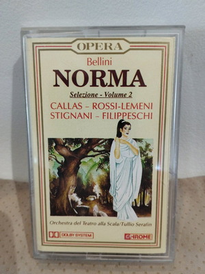 Bellini Norma κασέτα σαν καινούργιο, όπερα