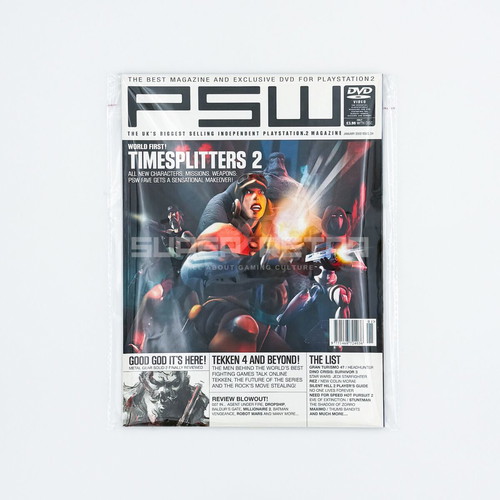 PlayStation World (PSW) Magazine UK Issue 24 January 2002 like new