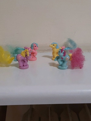 Миниатюри My Little Pony винтидж от 80-те, комплект от 4, като нови
