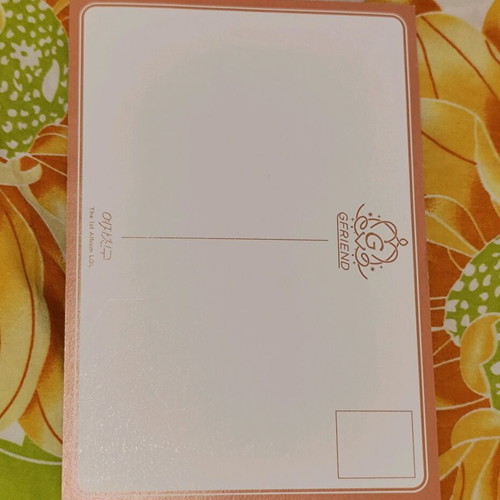 Official Gfriend postcard from first album new