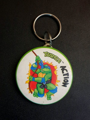 Χελωνονιντζάκια Turtles Action σπάνιο μπρελόκ 1990 μεταχειρισμένο