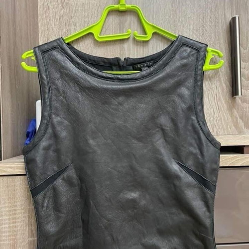 Theory leather dress like new, size 36, -  20,00 - Vendora.cy