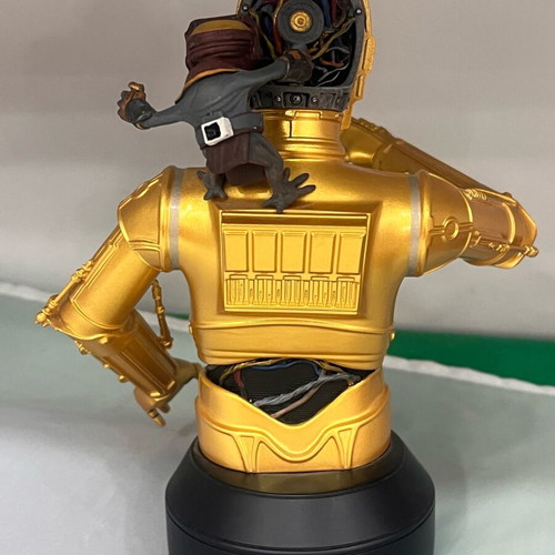 Star Wars Episode IX C-3PO and Babu Frik Bust 15cm new