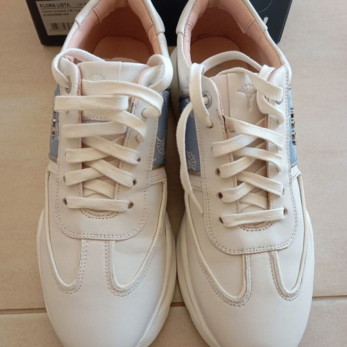 Joop! Women's Shoes Like New, Leather, Size 39, White Blue